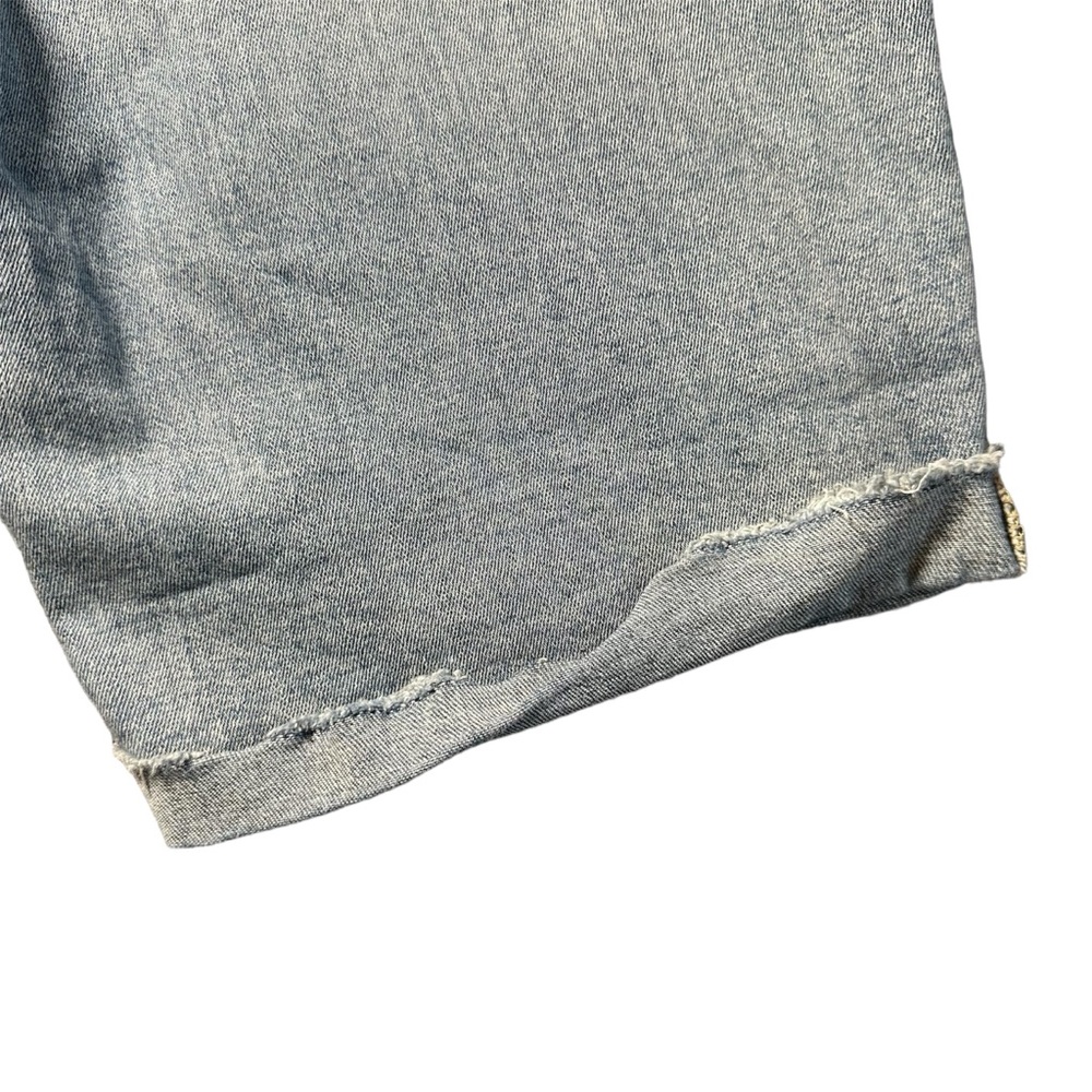 GAP Distressed Blue Denim Cuffed Bermuda Shorts- Women’s Size 8 - Picture 8 of 13
